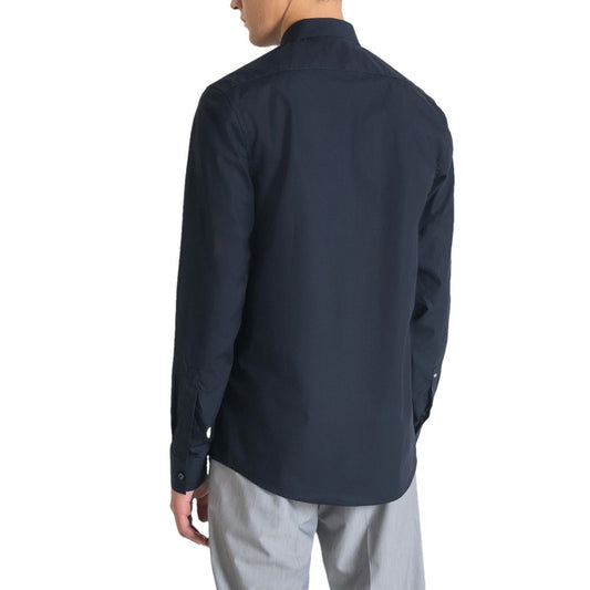 Antony Morato Blue Cotton Shirt