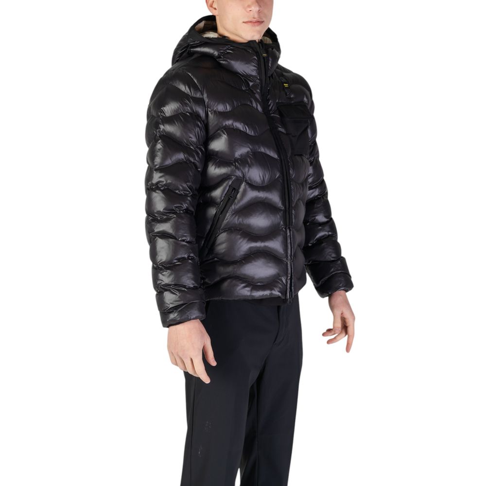 Blauer Black Polyamide Jacket