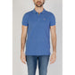 Tommy Hilfiger Jeans Blue Cotton Polo Shirt