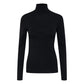 ICHI Black Viscose Turtleneck