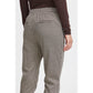 ICHI Beige Polyester Pant