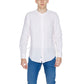 Blauer Multicolor Linen Shirt