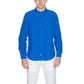 Blauer Blue Linen Shirt