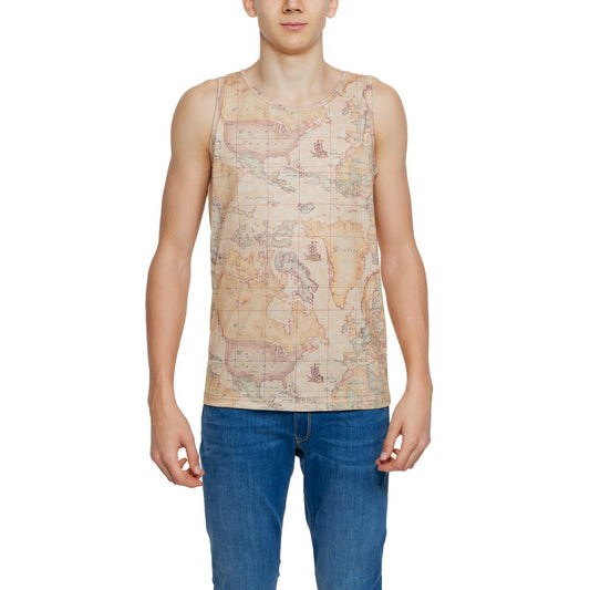 Alviero Martini Prima Classe Beige Polyester Tank Top