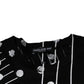 Dolce & Gabbana Black Cotton Polka Dots Round Neck T-shirt