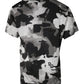 Dolce & Gabbana White Camouflage Cotton Round Neck T-shirt