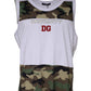 Dolce & Gabbana White Camouflage Tank Sleeveless T-shirt