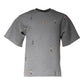 Dolce & Gabbana Gray Cotton Blend Embellished Tee T-shirt