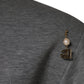 Dolce & Gabbana Gray Cotton Blend Embellished Tee T-shirt