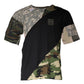 Dolce & Gabbana Multicolor Camouflage Cotton Round Neck T-shirt