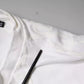Dolce & Gabbana White Logo Print Cotton Crew Neck T-shirt