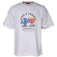 Dolce & Gabbana White Love & Peace Cotton Round Neck T-shirt