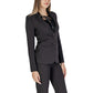 Sandro Ferrone Black Polyester Suits & Blazer