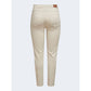 Only Beige Cotton Mom Jeans
