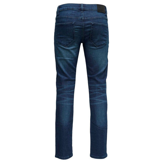 Only & Sons Blue Cotton Jeans & Pant