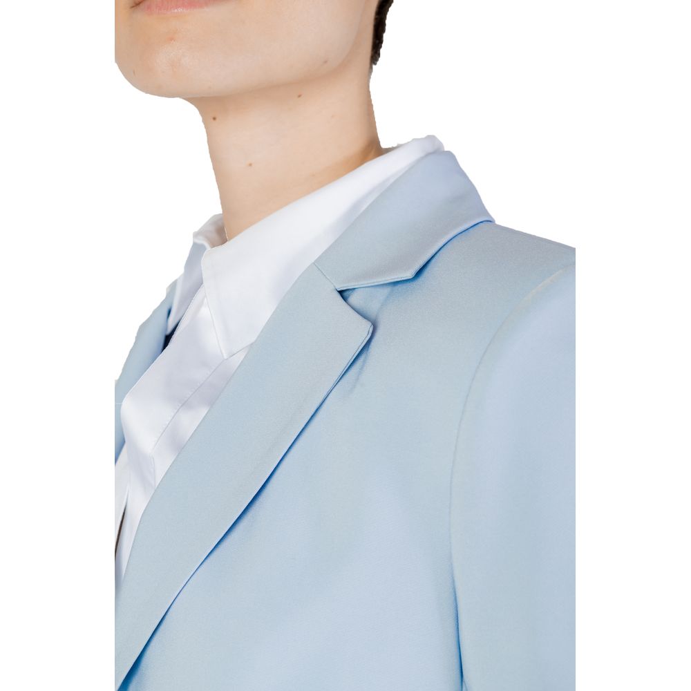 Sandro Ferrone Blue Polyester Suits & Blazer