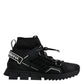 Dolce & Gabbana Black Sorrento Logo Men Sneakers Socks Shoes