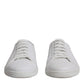 Dolce & Gabbana White Low Top Men Saint Tropez Sneakers Shoes