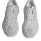 Dolce & Gabbana White Leather Daymaster Low Top Sneakers Shoes