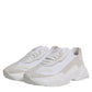 Dolce & Gabbana White Leather Daymaster Low Top Sneakers Shoes