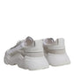 Dolce & Gabbana White Leather Daymaster Low Top Sneaker Shoes