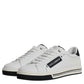 Dolce & Gabbana White Leather Low Top Men Sneakers Shoes