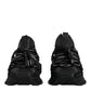 Dolce & Gabbana Black Low Top Space Lace Up Sneakers Shoes