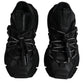 Dolce & Gabbana Black Low Top Space Lace Up Sneakers Shoes