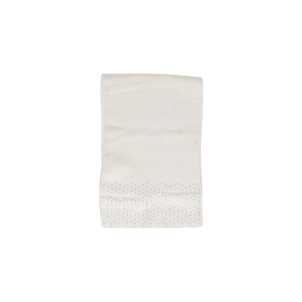 Pieces Beige Polyester Scarf