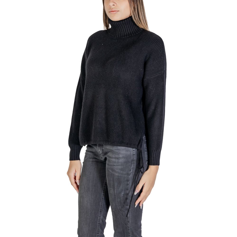 Sandro Ferrone Black Viscose Sweater