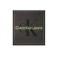 Calvin Klein Black Cotton Cotton Scarf