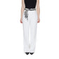 Only White Polyester Jeans & Pant