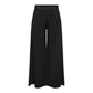 Jacqueline De Yong Black Recycled Polyester Pant