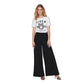 Jacqueline De Yong Black Recycled Polyester Pant