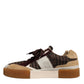 Dolce & Gabbana Multicolor Miami Leather Low Top Sneakers Shoes