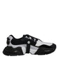 Dolce & Gabbana Black White Airmaster Men Sneakers Shoes