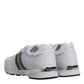 Dolce & Gabbana White Logo Leather Casual Men Sneakers Shoes