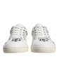 Dolce & Gabbana White Leather Milano Low Top Sneakers Shoes