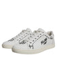 Dolce & Gabbana White Leather Milano Low Top Sneakers Shoes