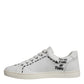 Dolce & Gabbana White Leather Milano Low Top Sneakers Shoes