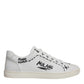 Dolce & Gabbana White Leather Milano Low Top Sneakers Shoes