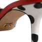 Dolce & Gabbana Multicolor Leather Crystal Heels Slingback Shoes