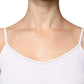 Fabiana Filippi White Spaghetti Strap Sleeveless Tank Top