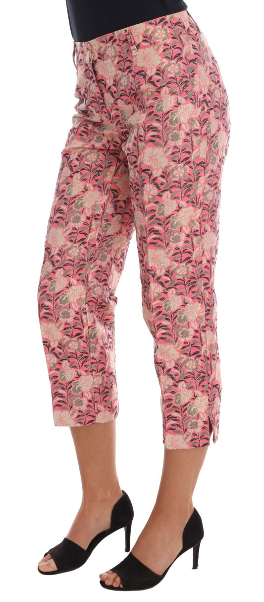 Dolce & Gabbana Elegant Floral Brocade Pants