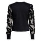 Jacqueline De Yong Black Cotton Sweater