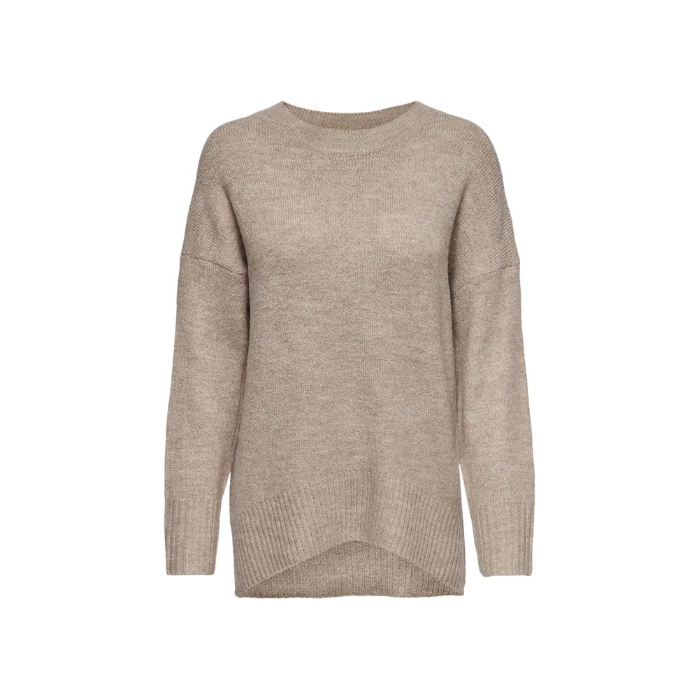 Only Beige Marabou Sweatshirt