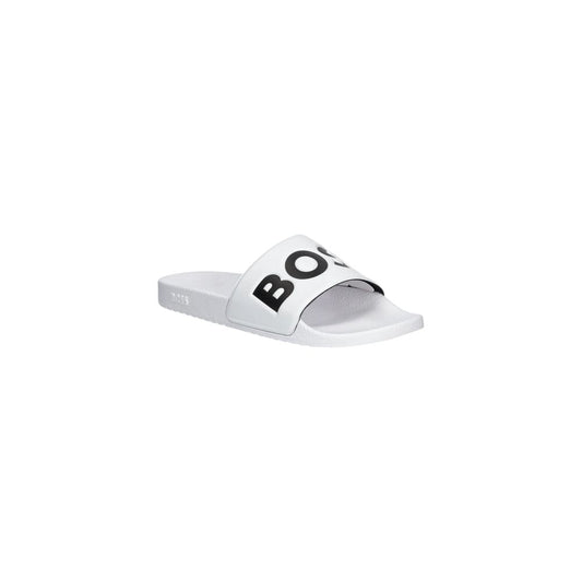 Hugo Boss White Pvc Sandal