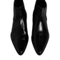 Dolce & Gabbana Black Leather Chelsea Men Ankle Boots Shoes