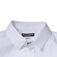 Dolce & Gabbana White Cotton Long Sleeve MARTINI Dress Shirt