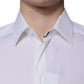 Dolce & Gabbana White Cotton Long Sleeve GOLD Dress Shirt